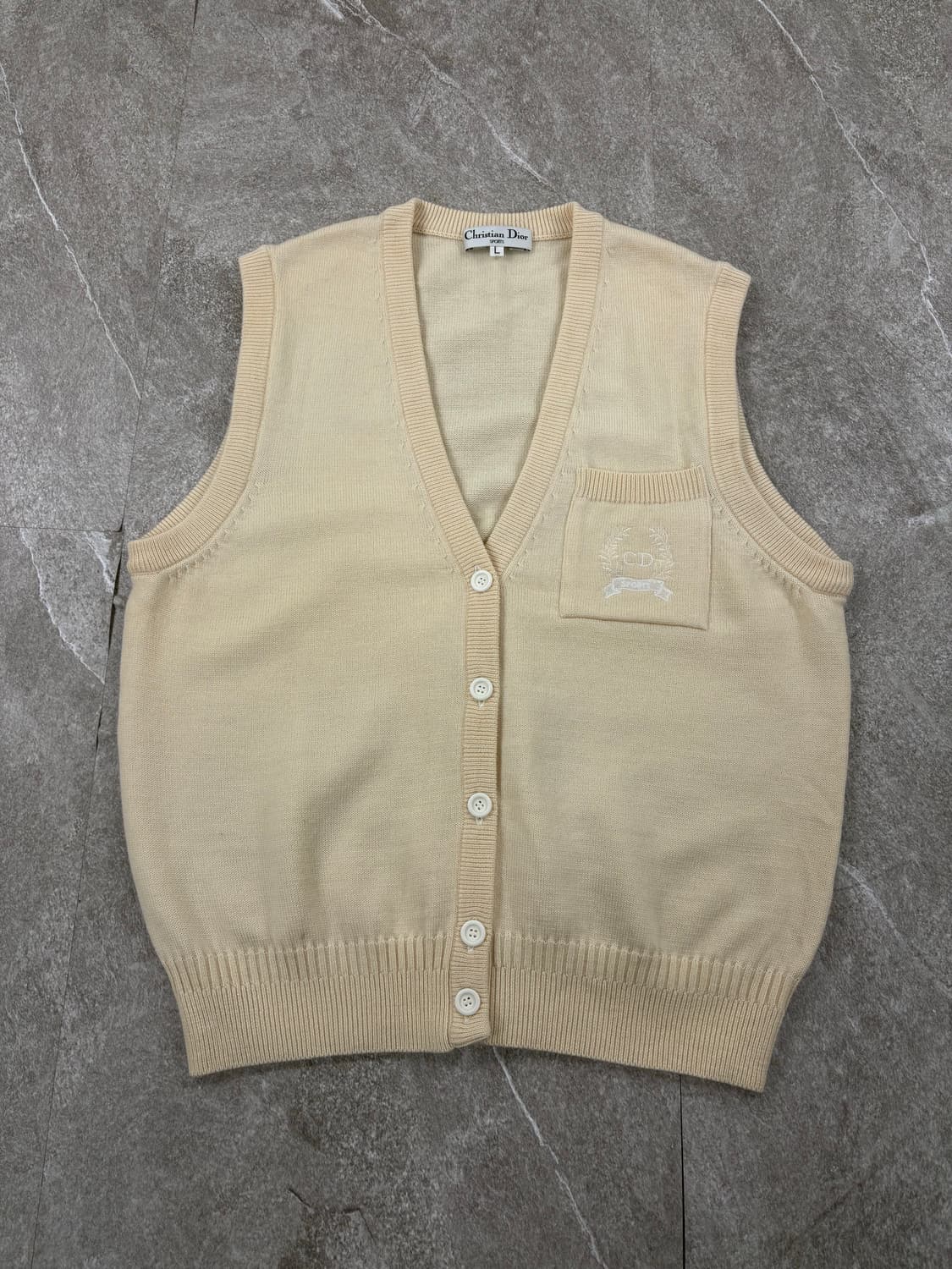 90's Christian Dior Knit Vest    상품이미지1