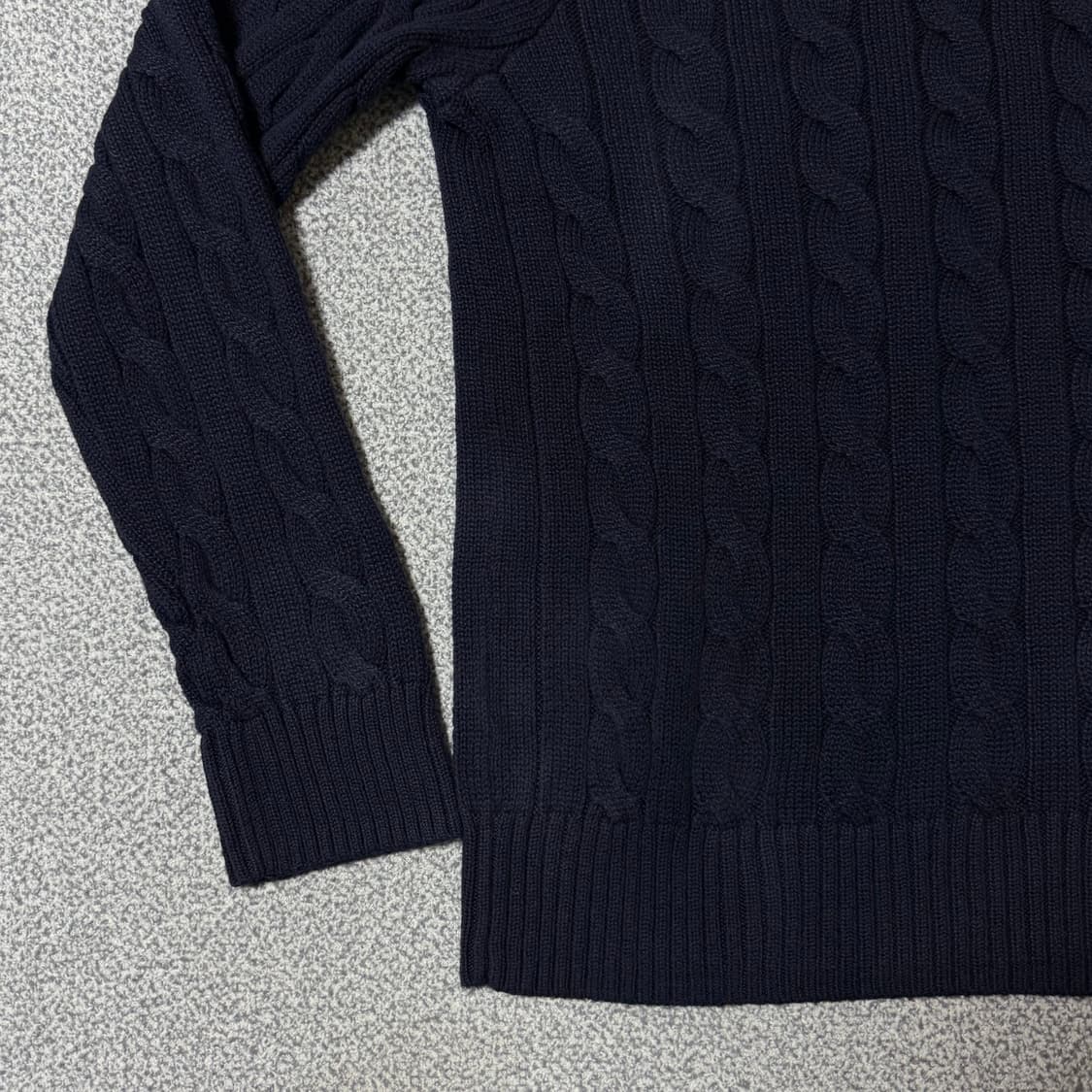[정품 QR] 폴로 랄프로렌 꽈배기 니트 네이비 상품이미지6