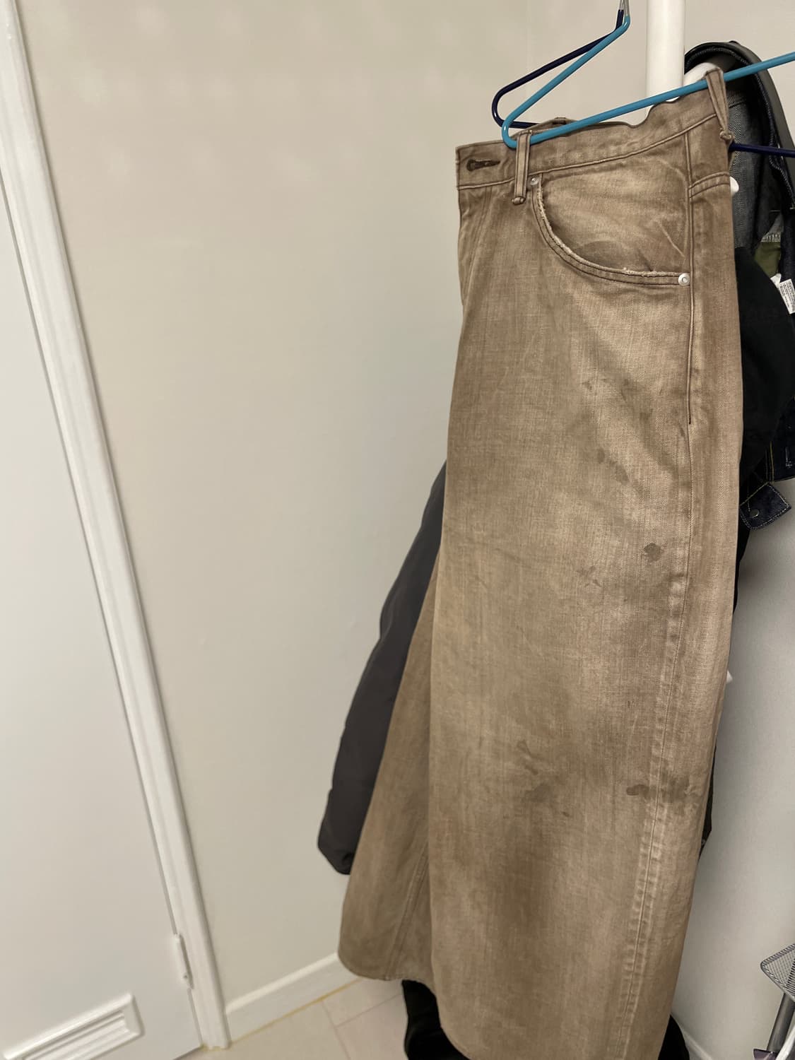 ANCELLM 안셀름 24AW AGING WIDE DENIM 5P PAN 상품이미지1