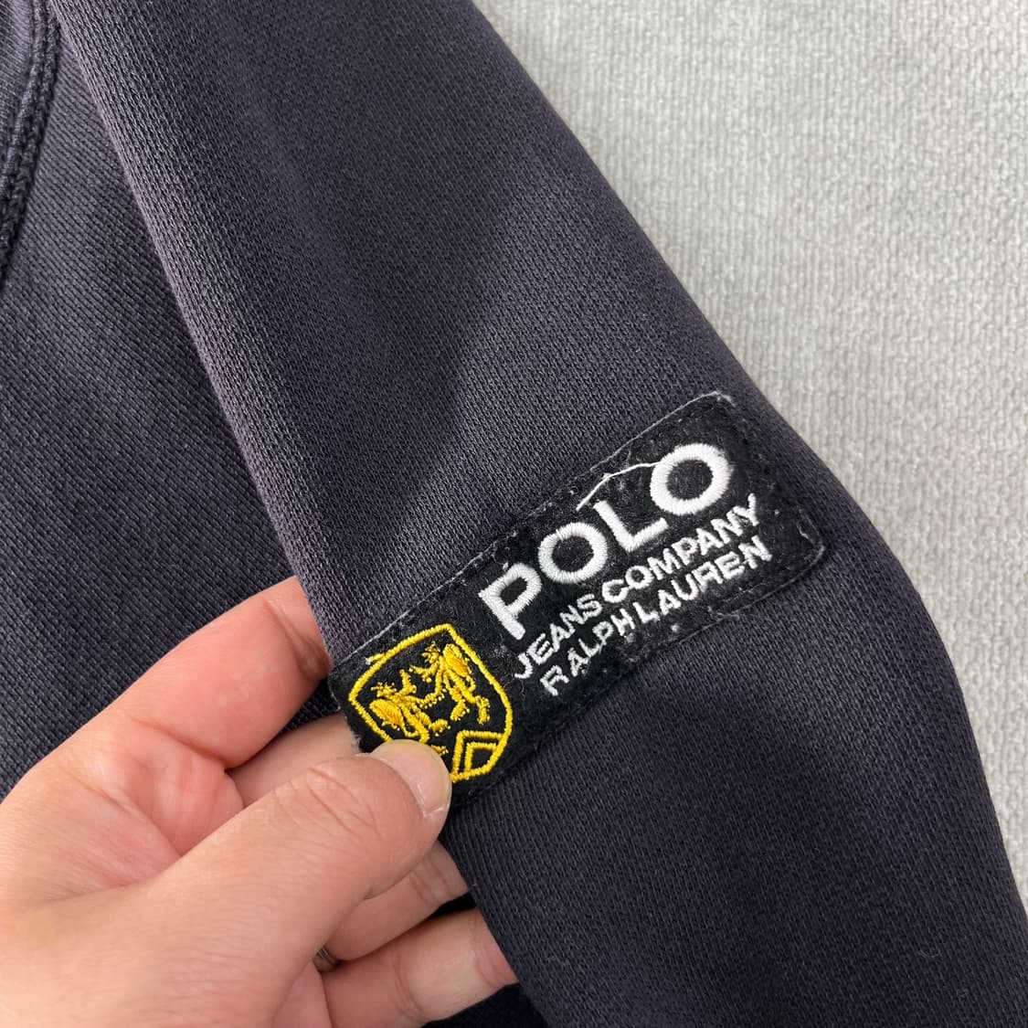 105 폴로랄프로렌 진스 자수로고 후드집업 상품이미지6