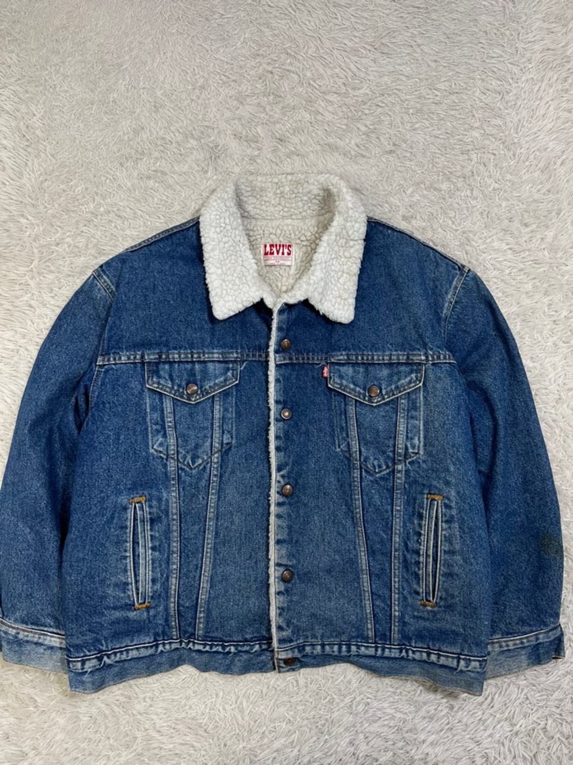 90's 리바이스 쉐르파 데님 자켓/USA/#2842 상품이미지1