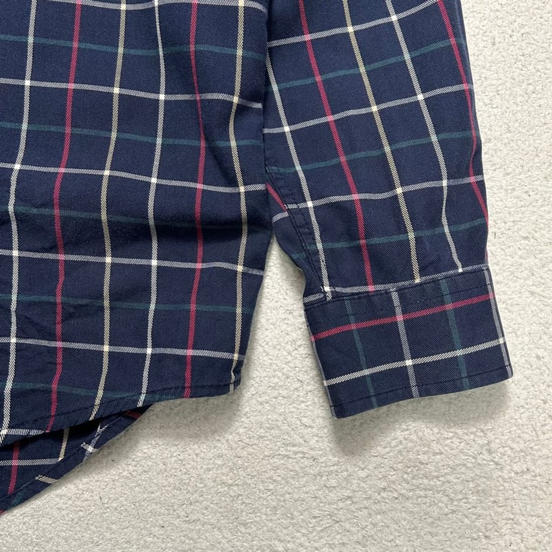 BURBERRYS 체크셔츠 네이비 블루 XL 상품이미지3
