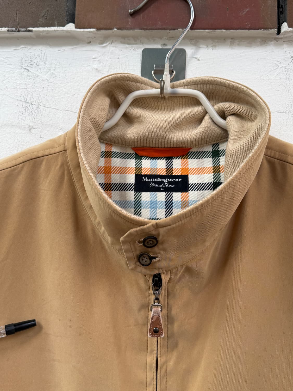 Munsingwear 먼싱웨어 그랜드슬램 체크 라이너 스윙 자켓 L 상품이미지2