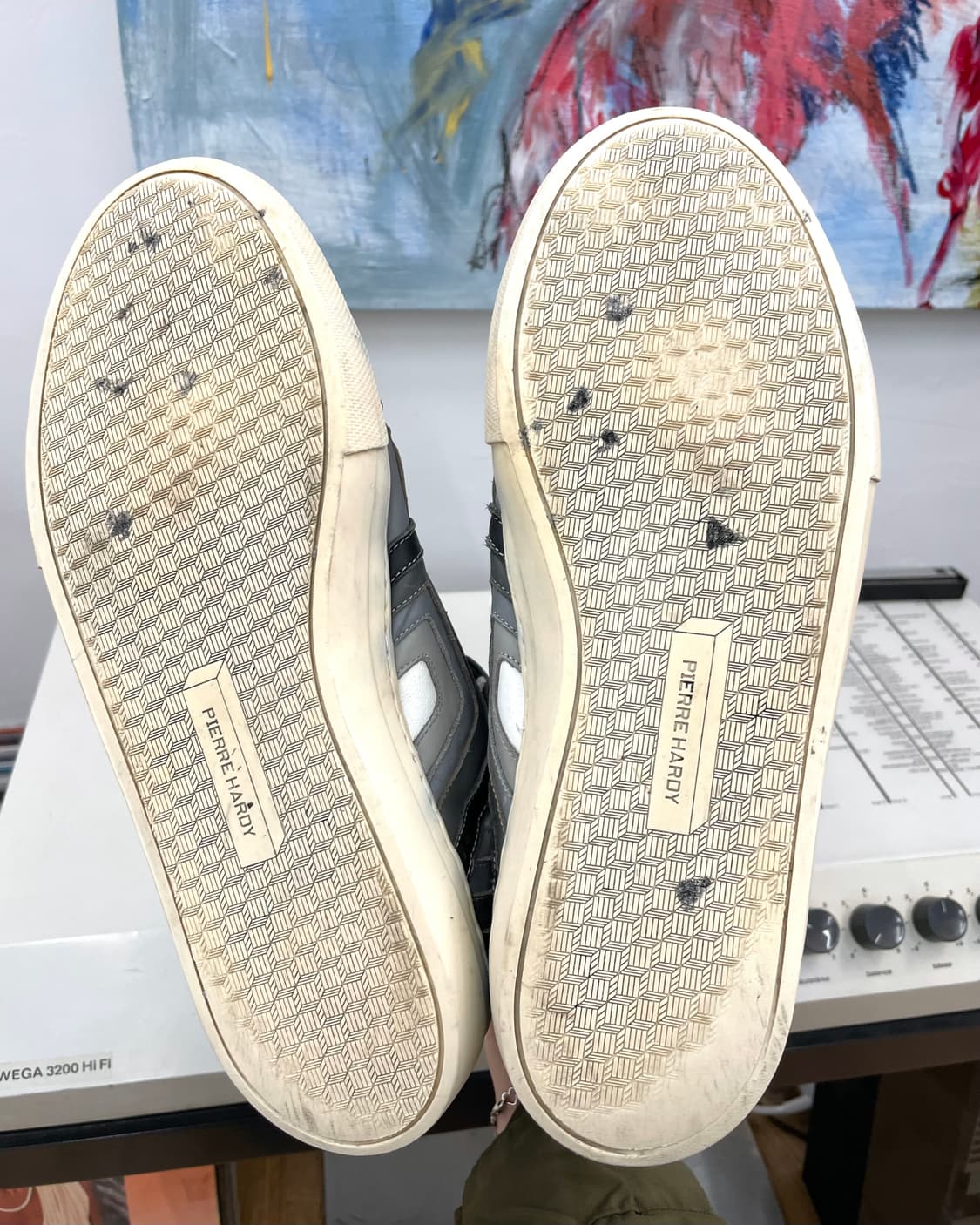 [300] 피에르하디 레더 하이탑 스니커즈 상품이미지8