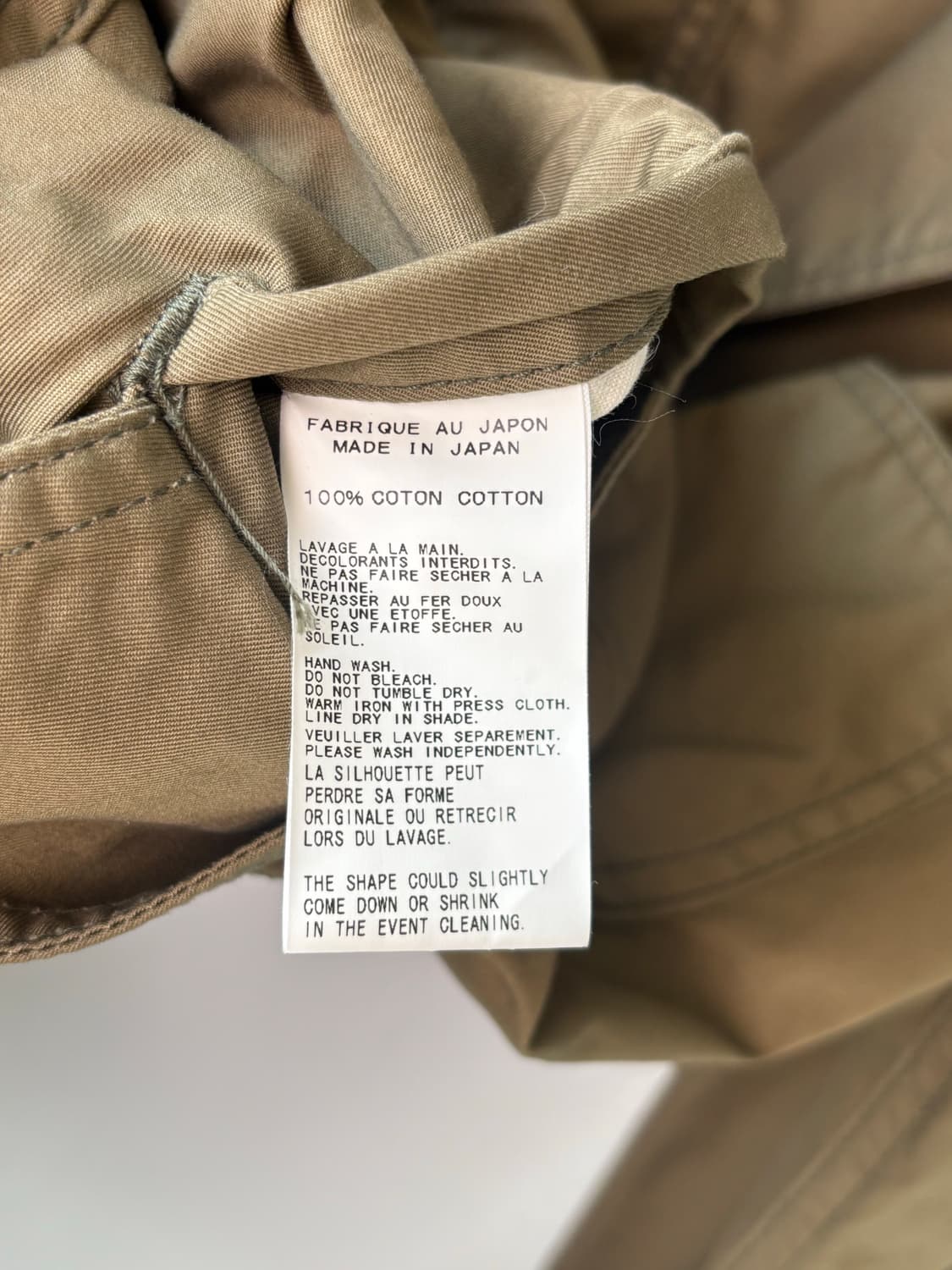 요지야마모토 뿌르옴므 밀리터리 하이넥 블레이저 자켓 상품이미지9