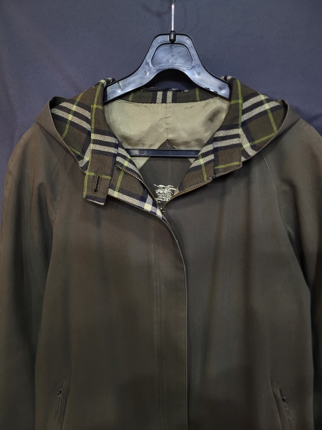 Burberry 버버리 런던 초빈티지 후드 코트 상품이미지2