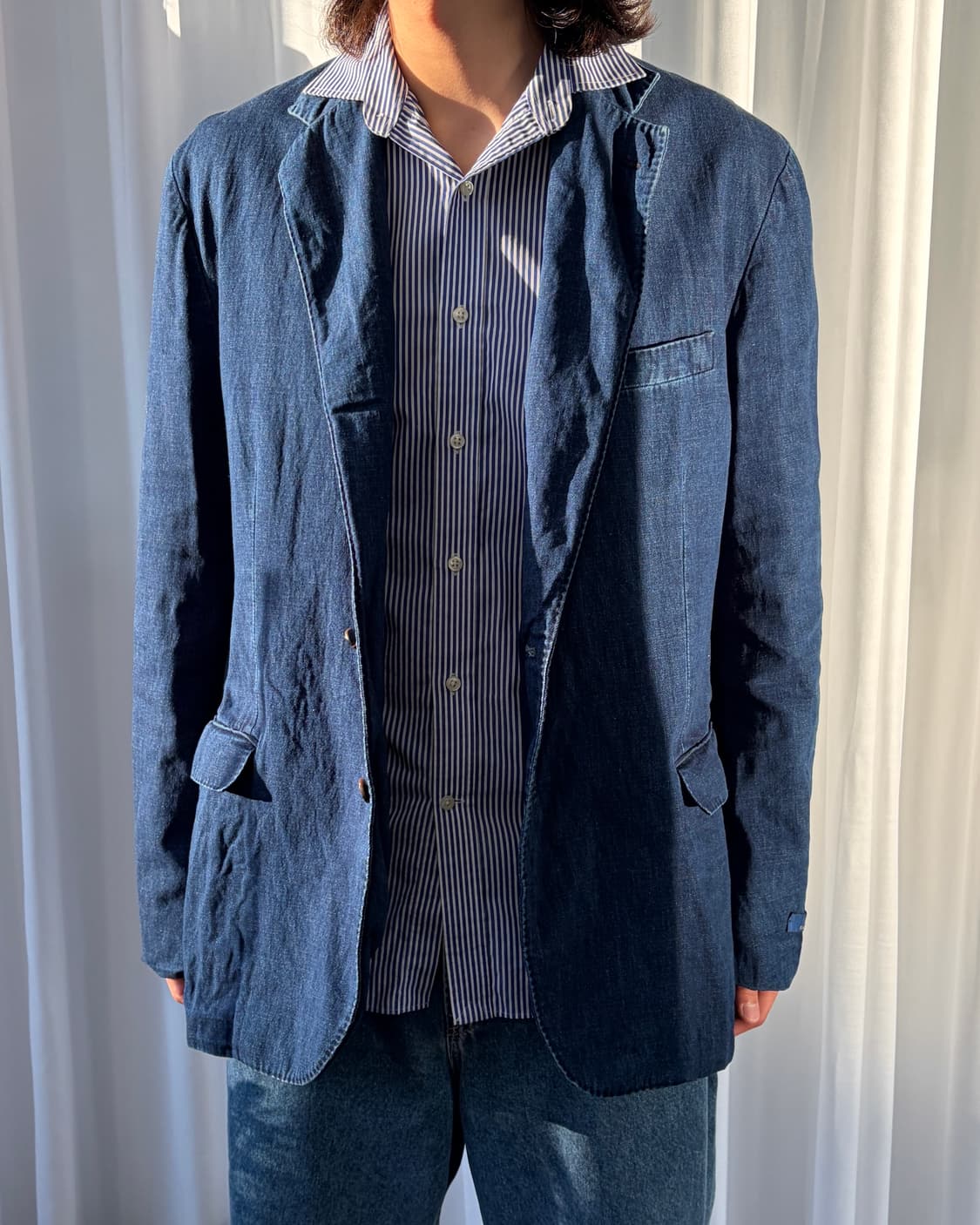 [XL]폴로 랄프로렌 인디고 데님 블레이저 자켓 상품이미지3