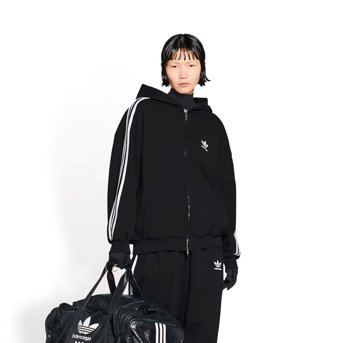 발렌시아가 아디다스 후드 집업 티셔츠 상품이미지2