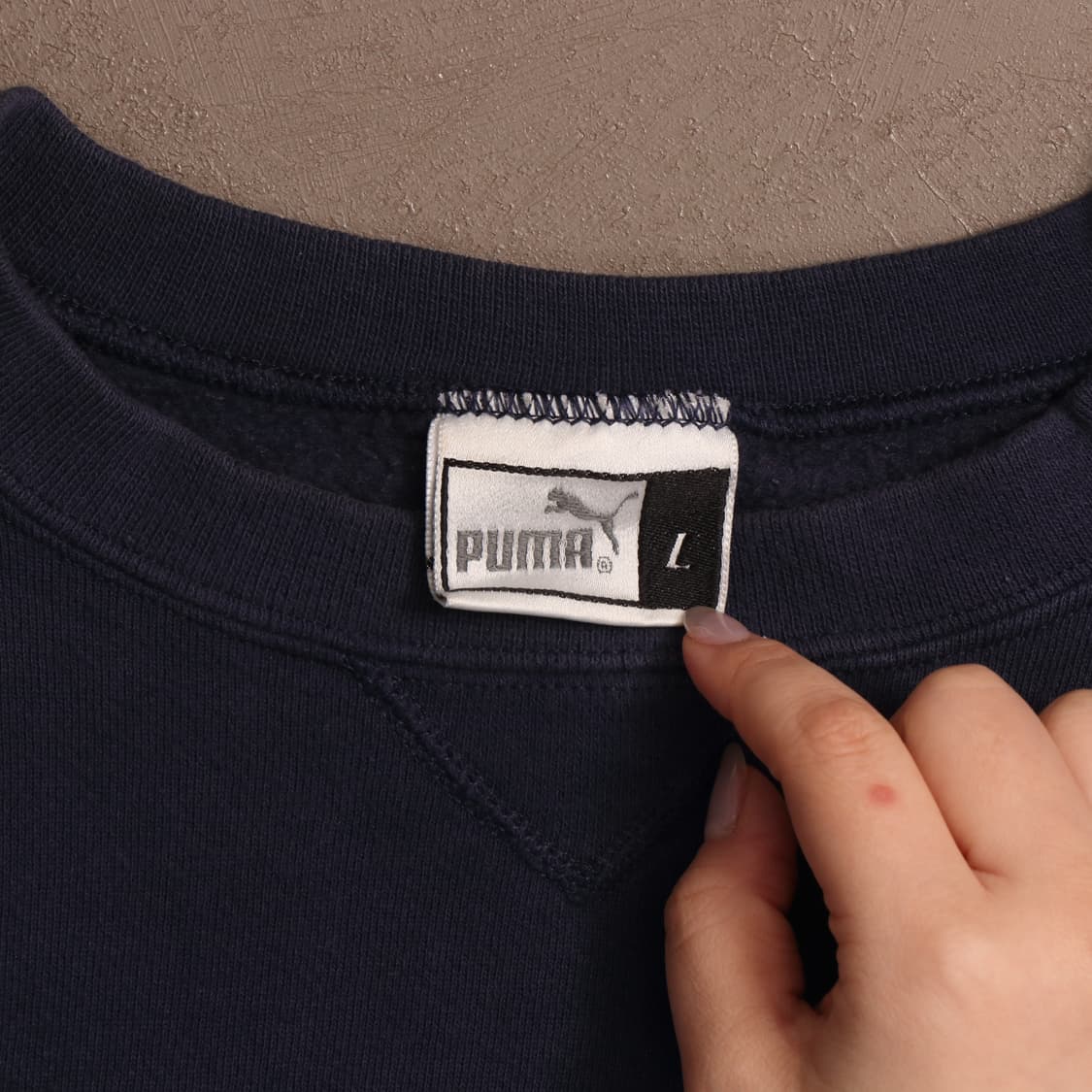 90's 퓨마 컬리지 로고 스웻셔츠 A1578 상품이미지3
