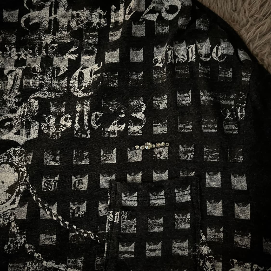 펑크 반목 프린팅 롱슬리브 상품이미지2