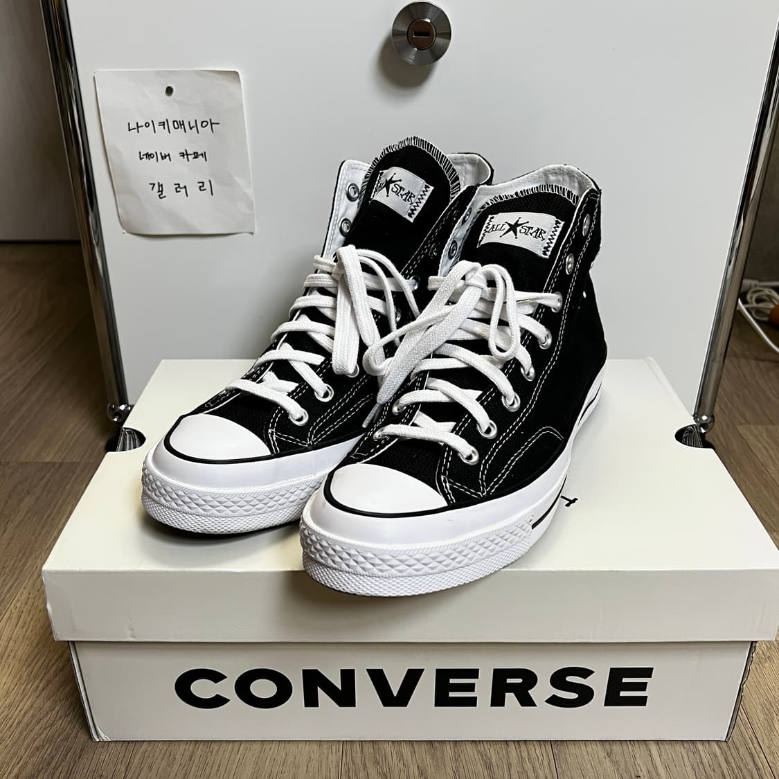 [270] 컨버스 × 스투시 척 70 하이 블랙 상품이미지4