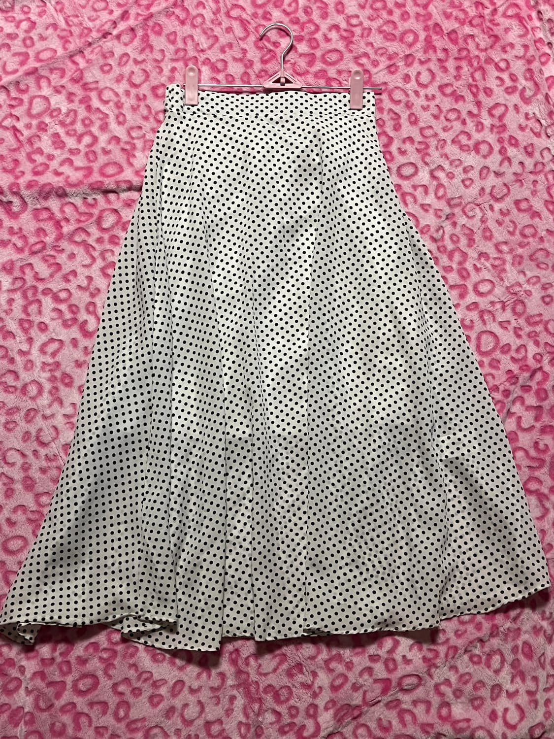 Polka dot 쉬폰 스커트 상품이미지1