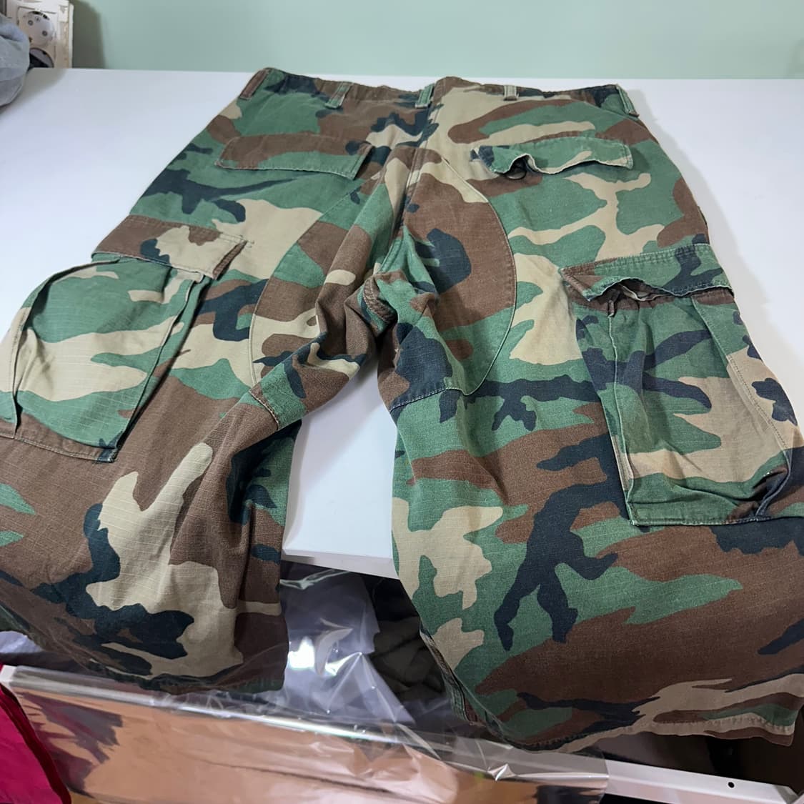 M-LONG 버튼플라이 레귤러핏 US ARMY 버뮤다팬츠 상품이미지8