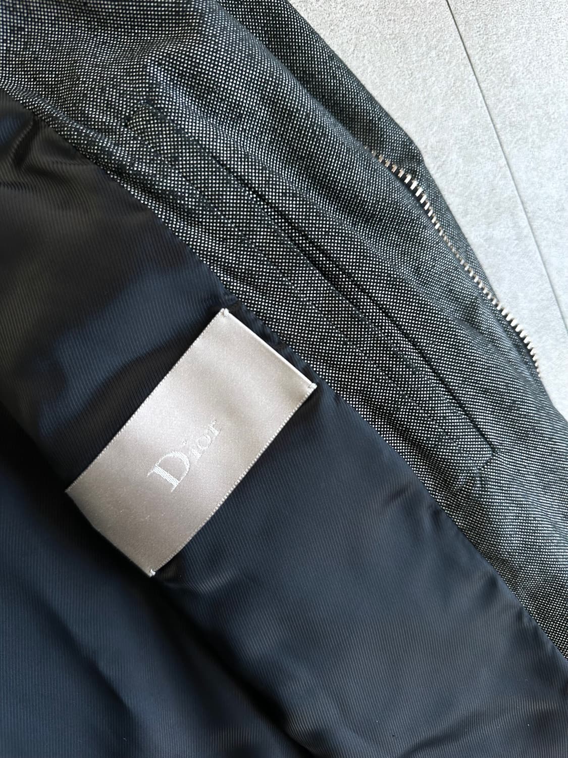 디올 옴므 08AW 코팅 램스킨 레더 봄버 자켓 상품이미지7