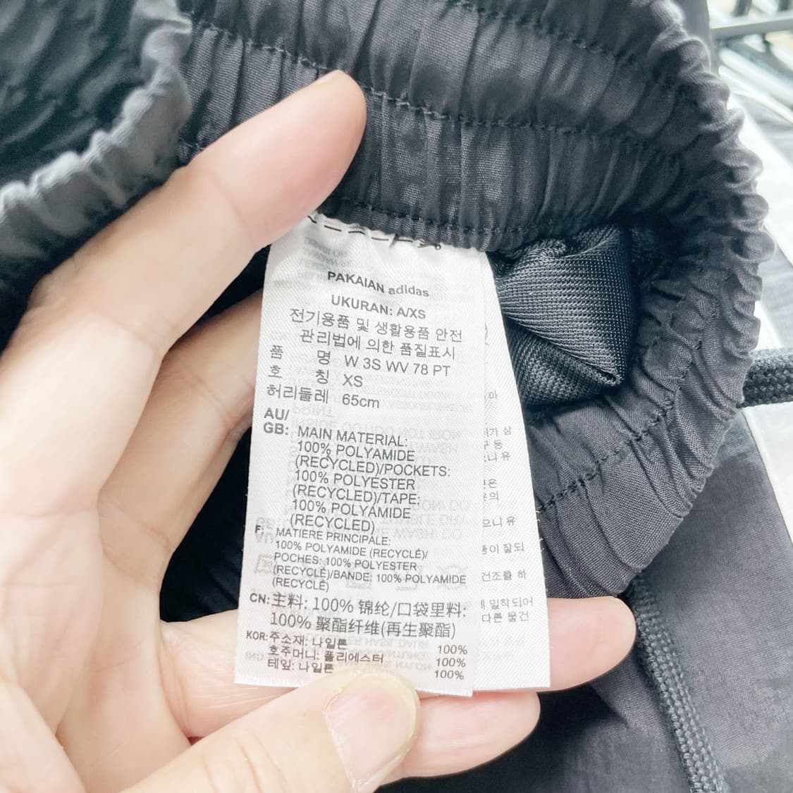 아디다스 에센셜 3S 우븐팬츠 XS 진스센스 상품이미지5