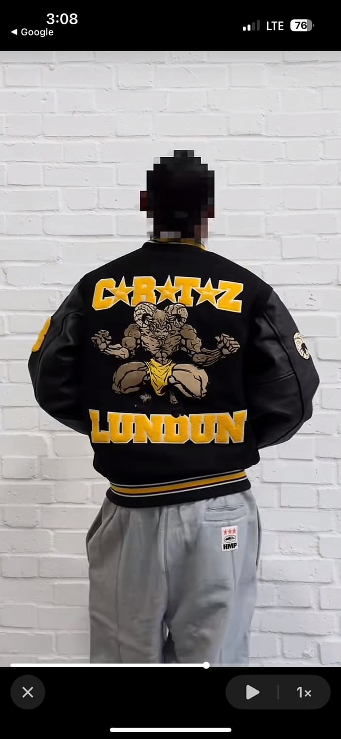 코르테이즈 바시티 자켓 corteiz goat varsity jacket 상품이미지8