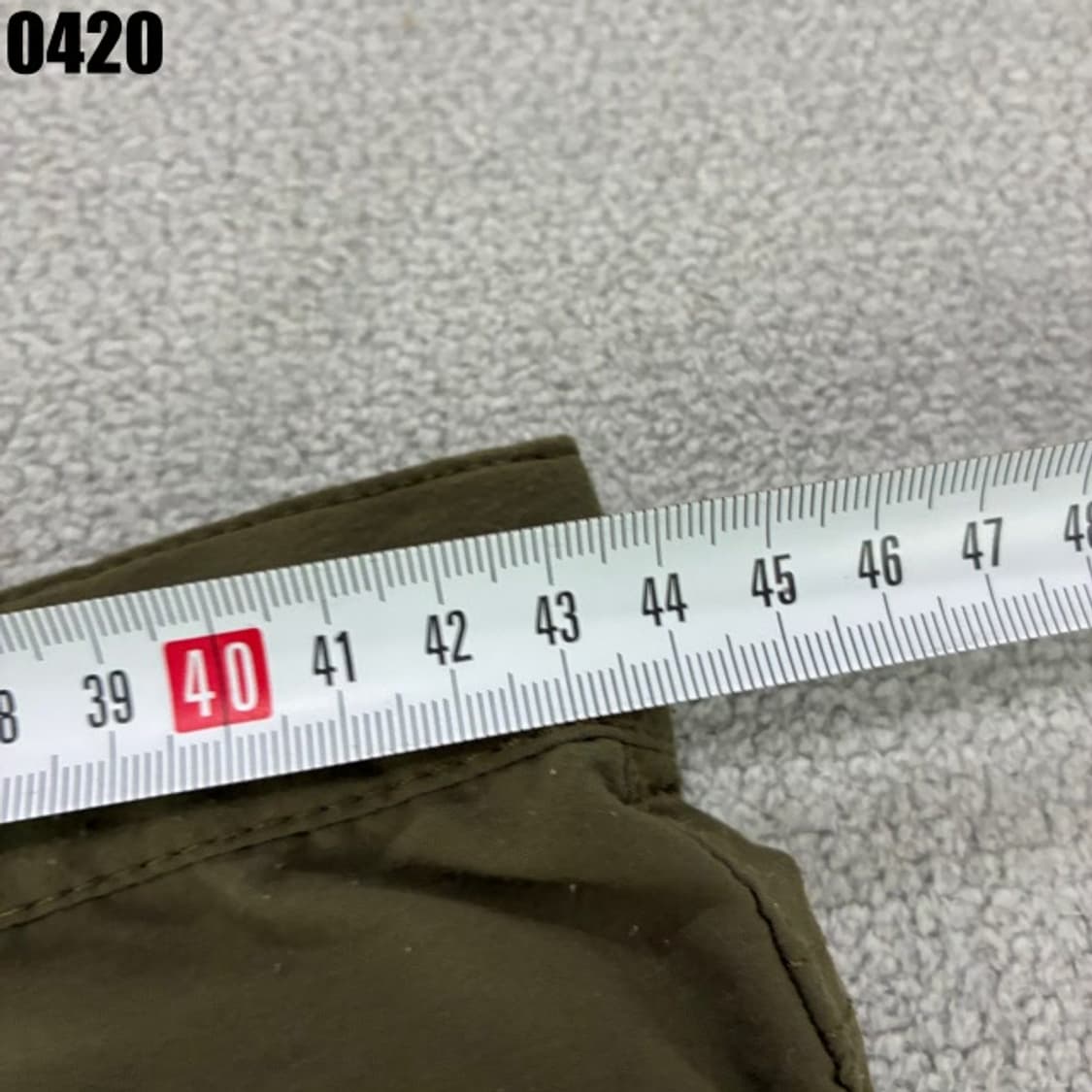 노스페이스 카키색 바지 34 상품이미지4