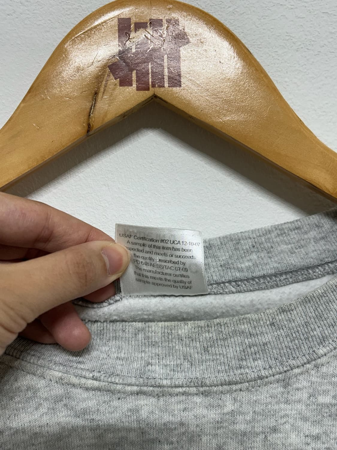 90's vtg U.S Airforce Sweatshirt. 상품이미지6
