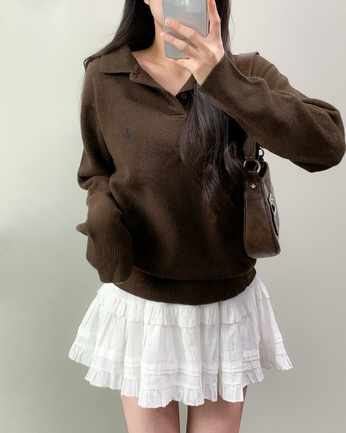 폴로 카라넥 니트 상품이미지1