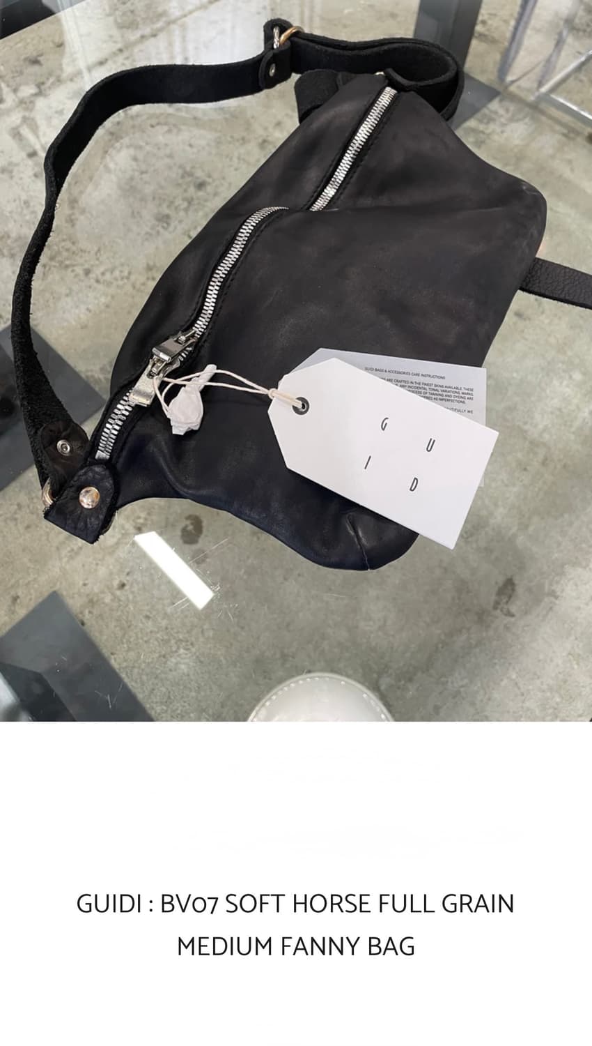 구이디 홀스레더 크로스백 상품이미지4