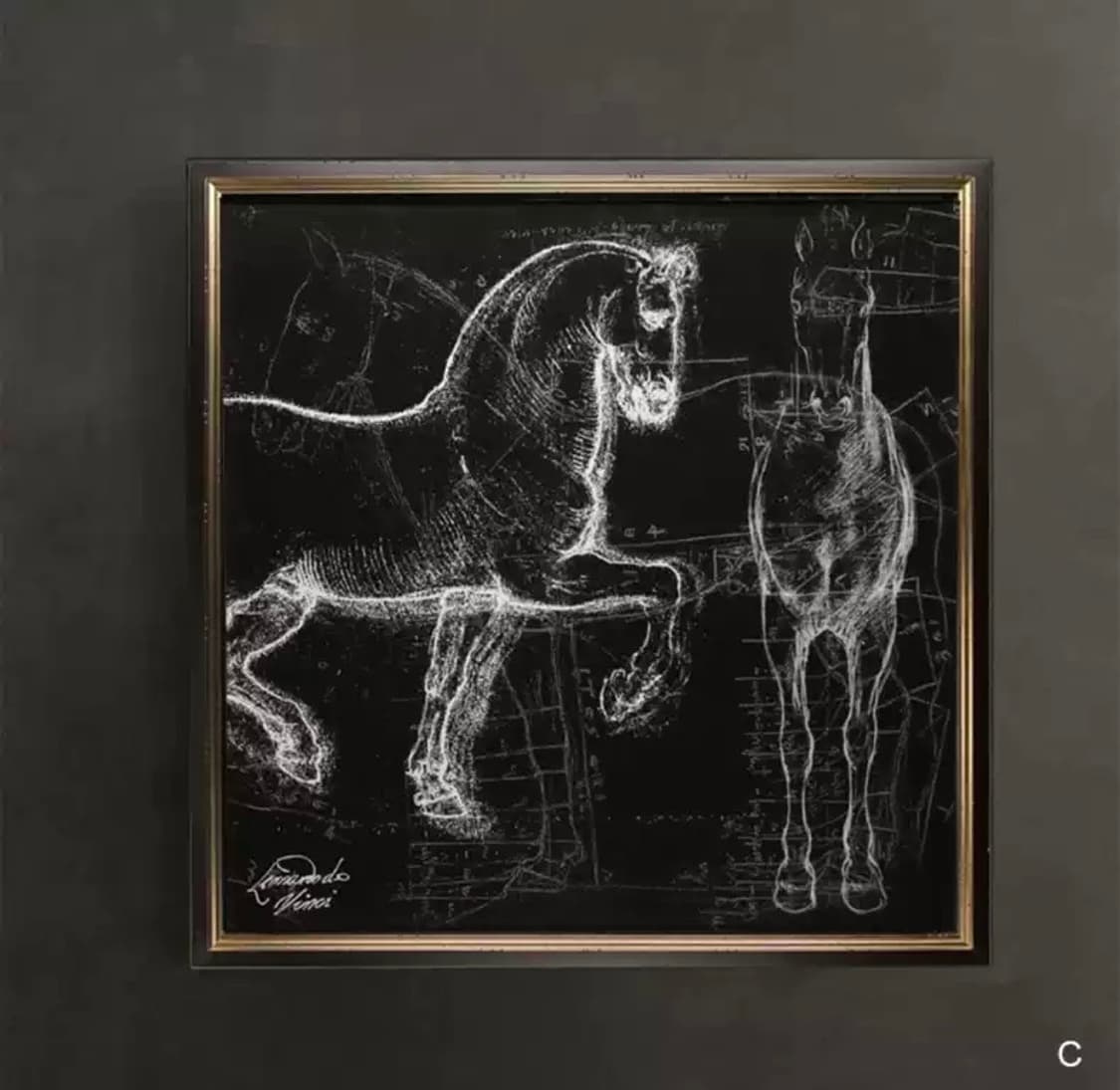 레오나르도 다빈치 공식 라이센스 정식 판화 작품 그림 가격제시 상품이미지1