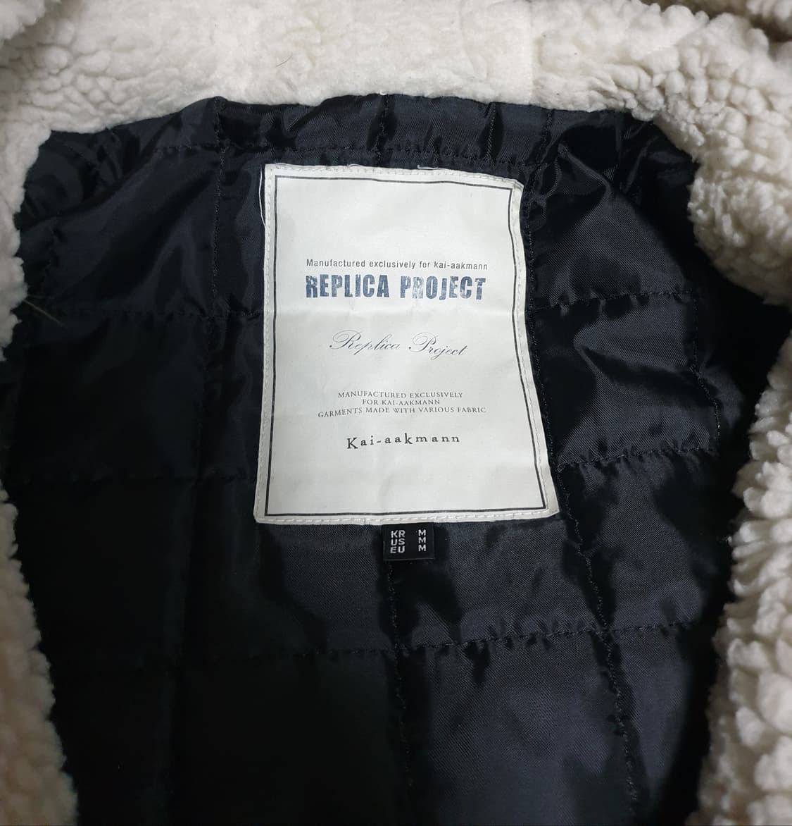 레플리카 프로젝트 폭스퍼 양털 야상 점퍼 (M) 상품이미지3