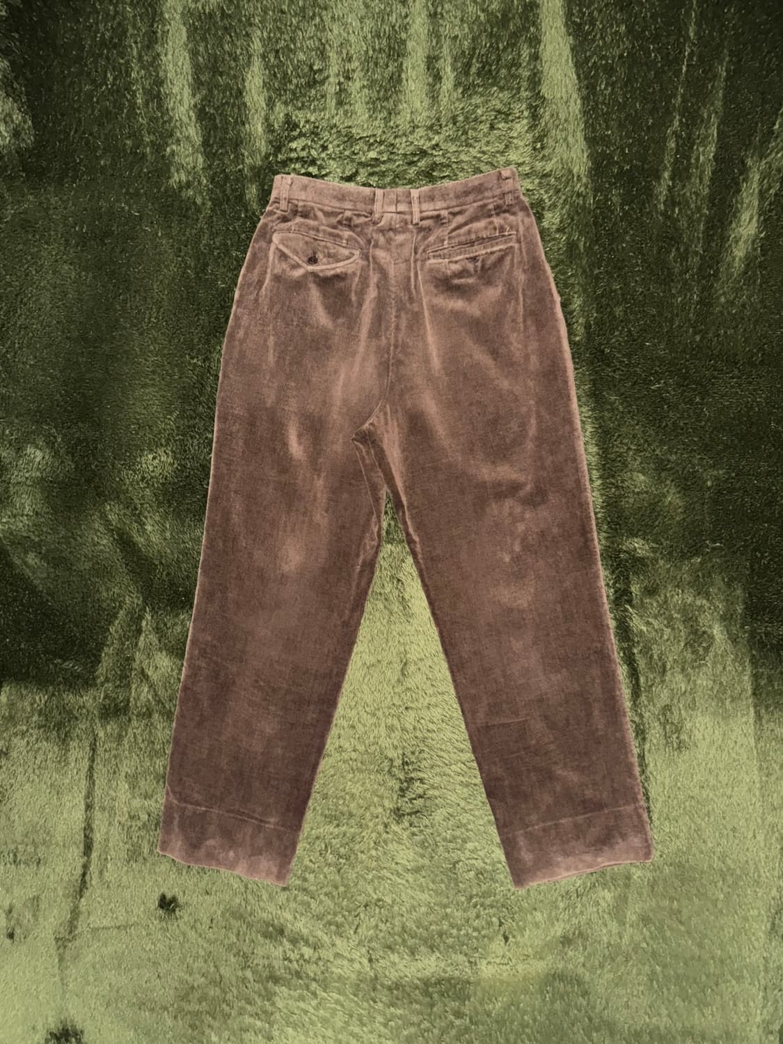 [3] 00s 라코스테 재팬 릴리즈 코듀로이 투턱 트라우저 브라운 상품이미지7