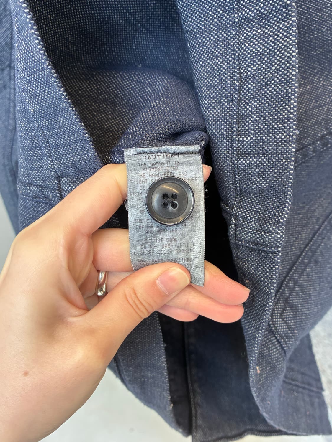 고무 GOMME 데님 피코트 상품이미지9