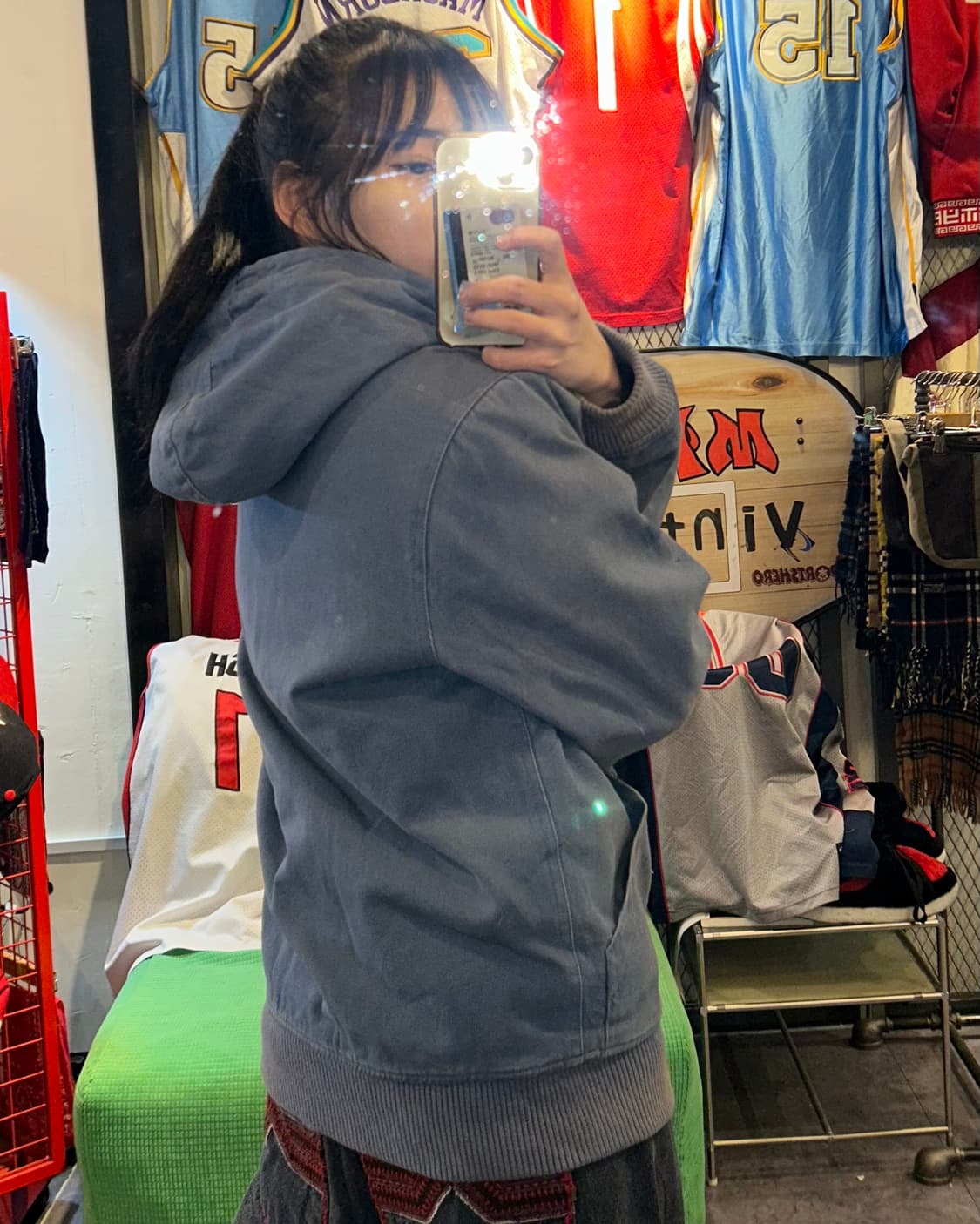 Carhartt blue washing jacket 후루츠패밀리