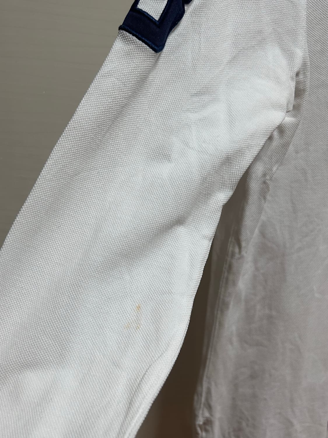 (정품) 폴로 랄프로렌 흰색 빅포니 긴팔 카라티 S 상품이미지5