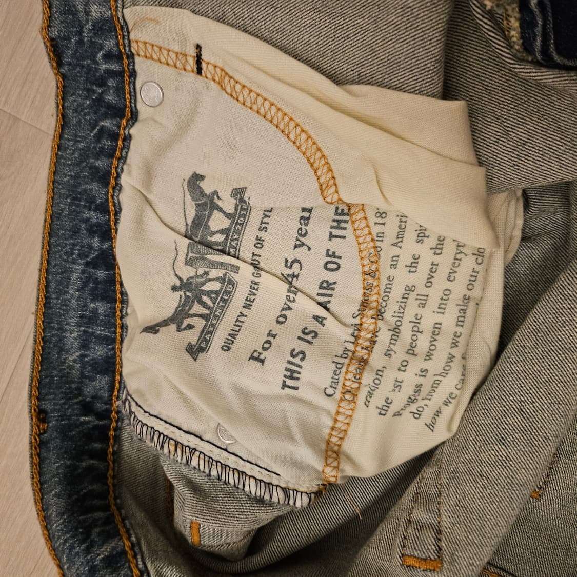 리바이스 연~중청 청바지 32/32 판매 상품이미지6