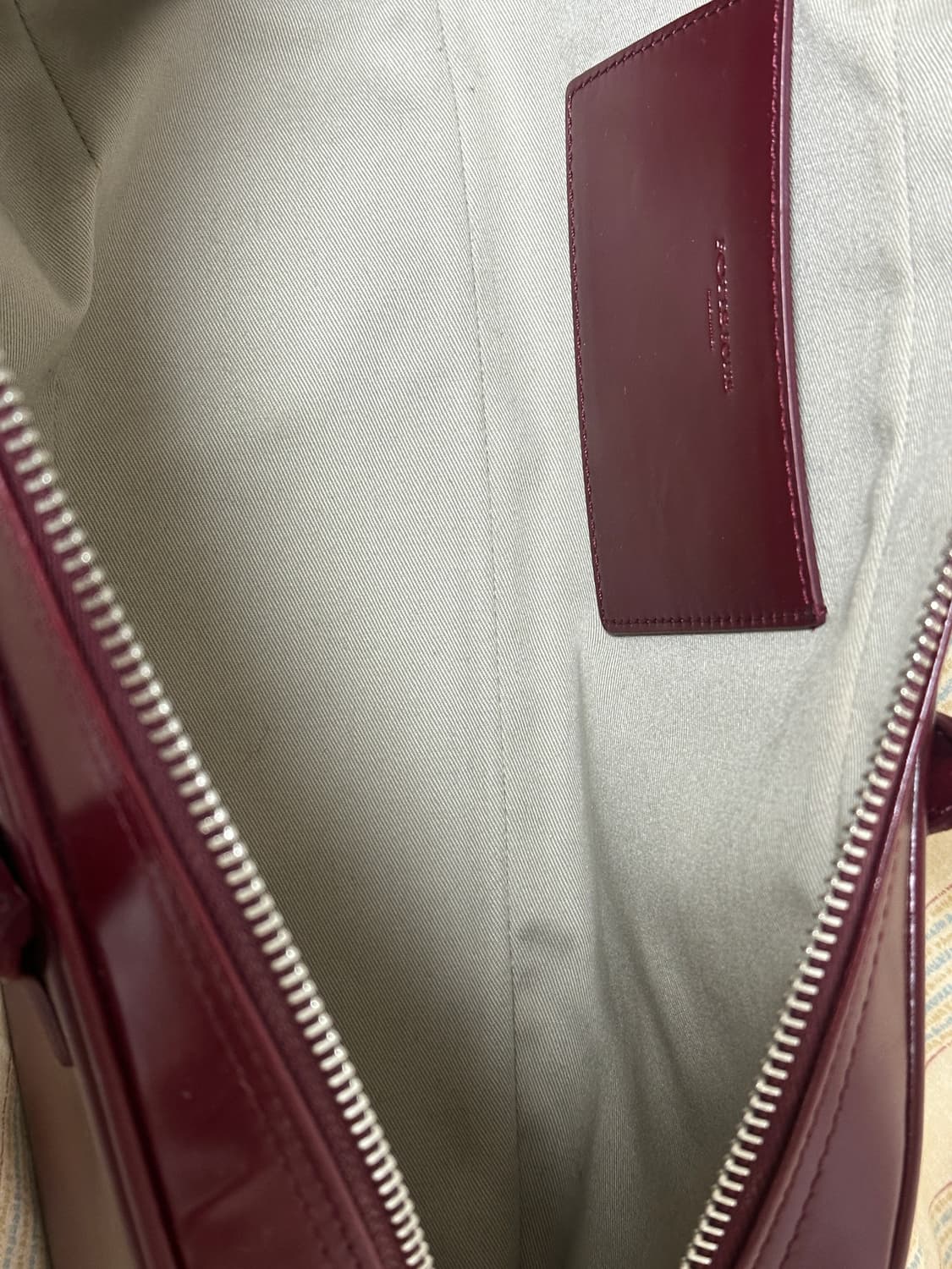 포츠포츠 볼링백 버건디 상품이미지8