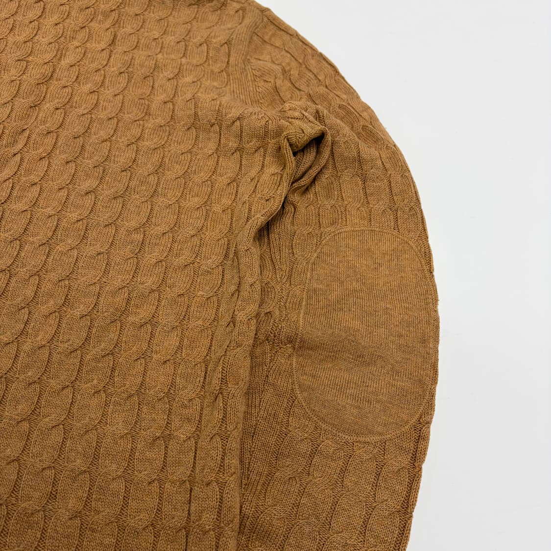 타미힐피거 꽈배기 브라운 목폴라 니트 상품이미지4