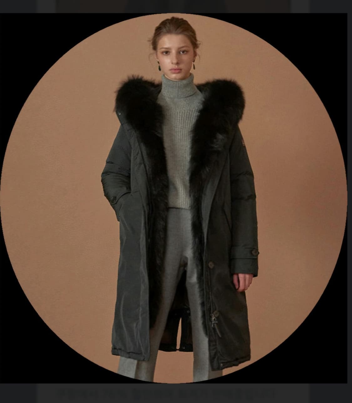 헤트레고 이탈리아 구스다운 패딩 퍼 롱패딩 코트 상품이미지1