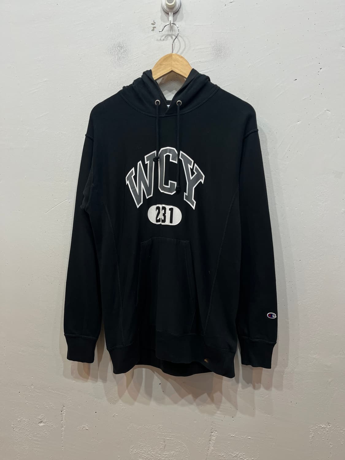 챔피온 재팬 리버스위브 WCY 후드티 블랙 L 상품이미지1