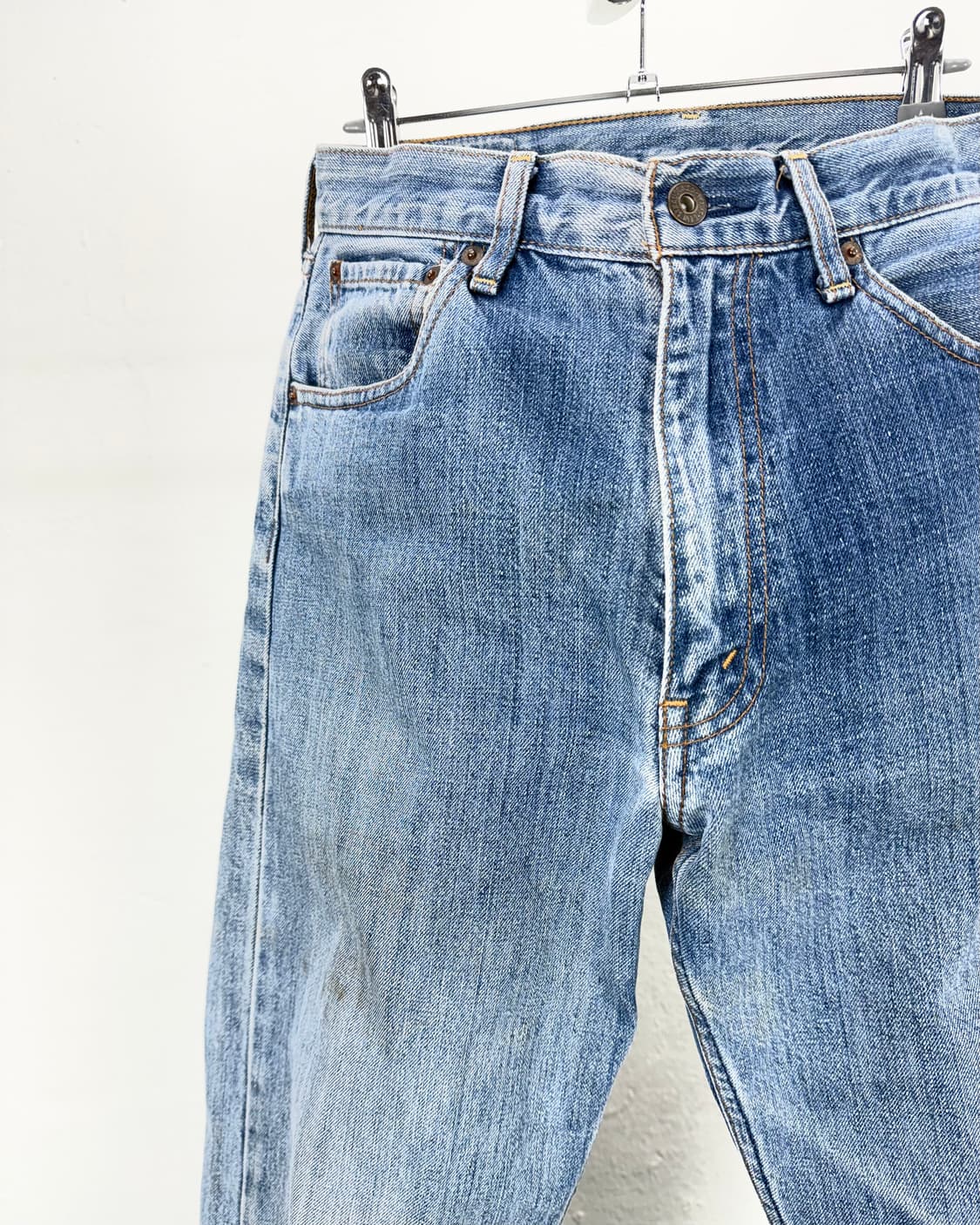 리바이스 503-03 재팬기 라이트 블루 워시 데님 팬츠 상품이미지2