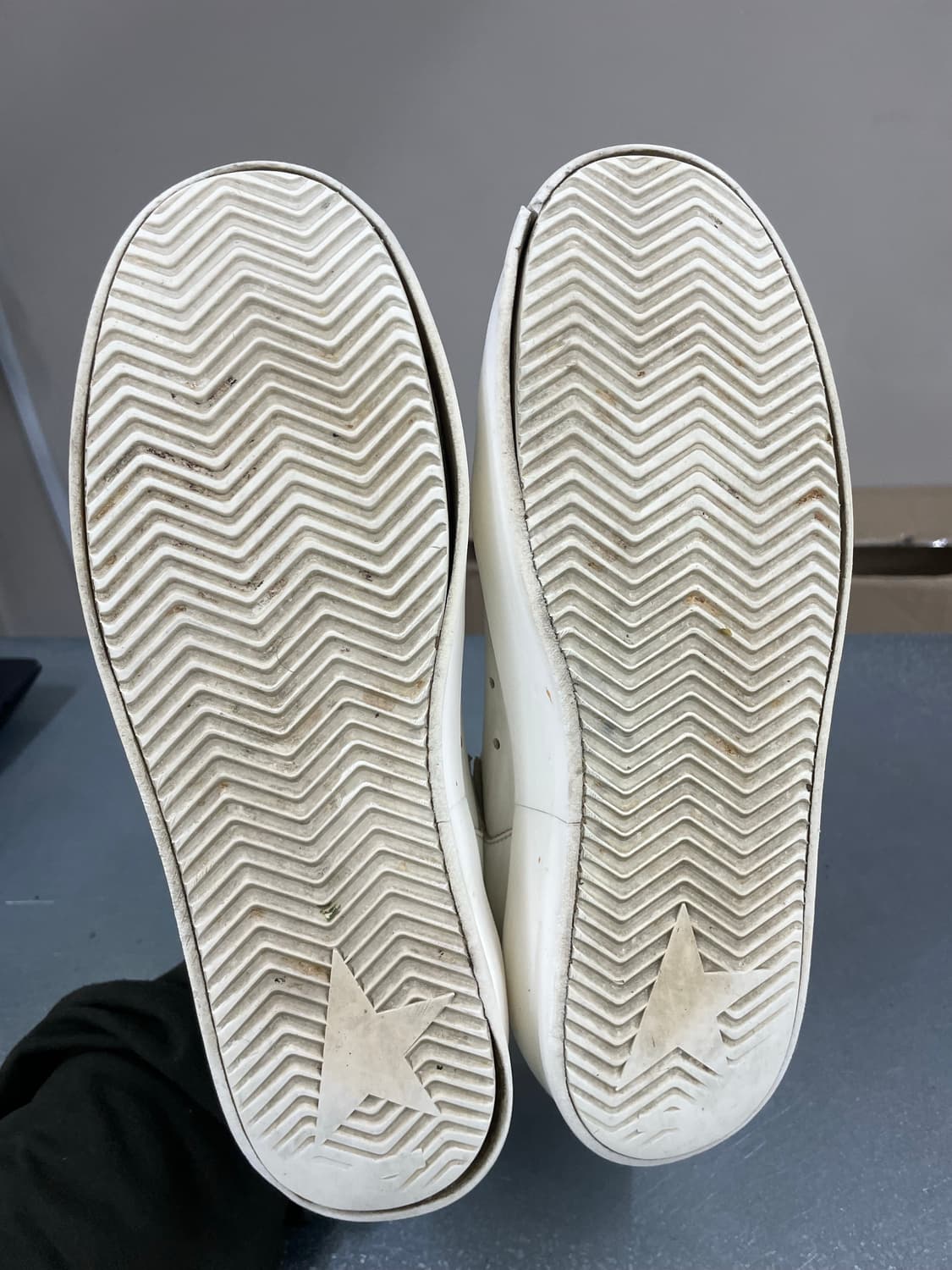 골든구스 스타단 화이트 레더 EU42 상품이미지6