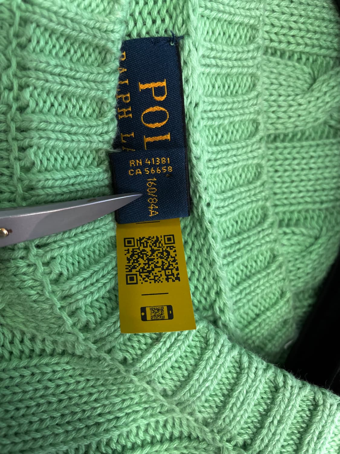 폴로 꽈배기 반팔 니트 55 상품이미지8