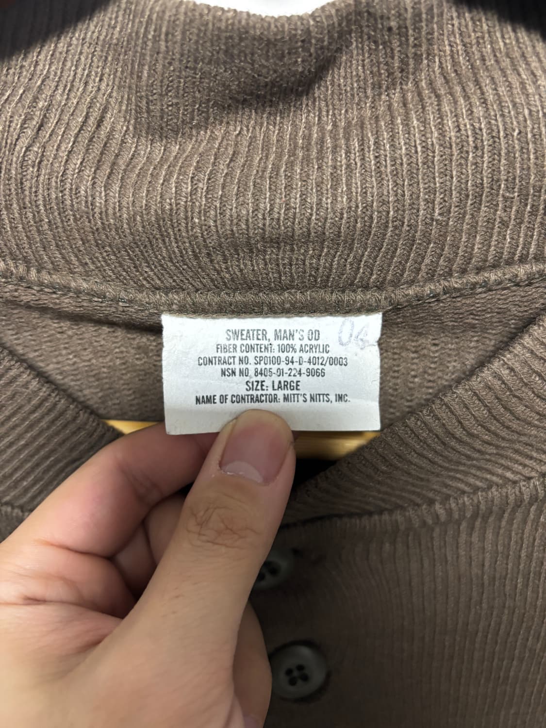 미군 울 니트  상품이미지3
