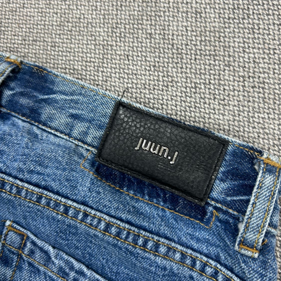 준지 메탈패치 데님팬츠(46) 상품이미지4