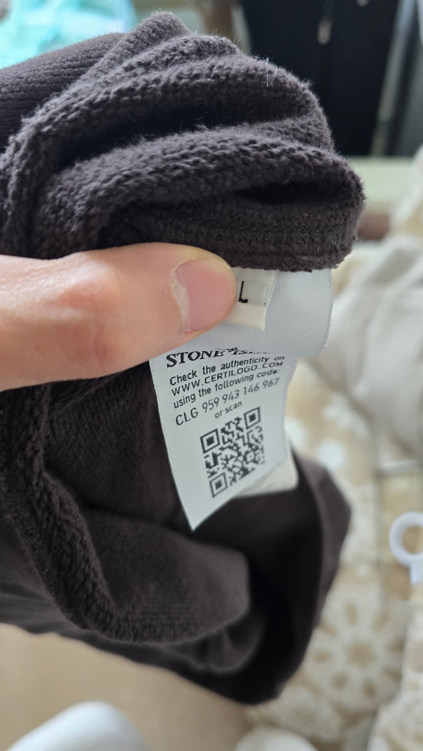 스톤 아일랜드 와펜 크루넥 스웨트 맨투맨 L사이즈 상품이미지5