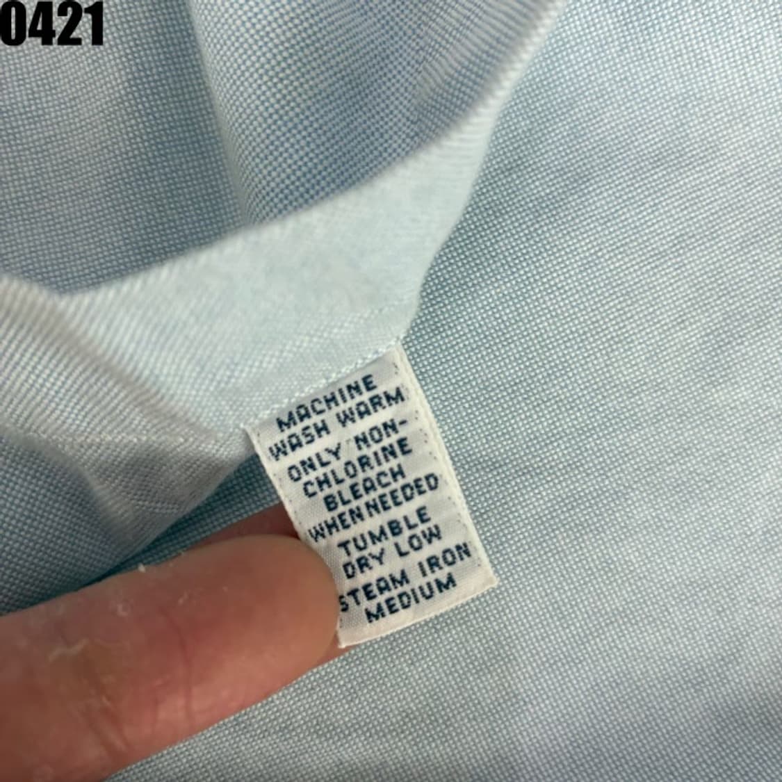 폴로 랄프로렌 옥스포드 셔츠 하늘색 2XL 상품이미지3