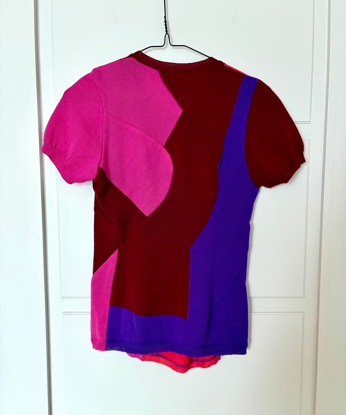 꼼데가르송 컬러블록 반팔 니트 상품이미지2