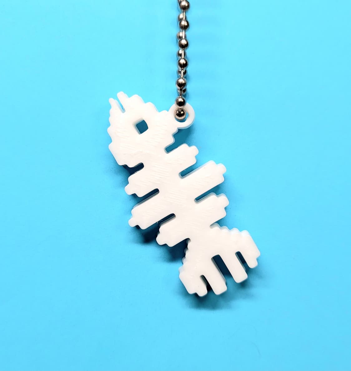 스켈레톤 물고기 8비트 키링 키체인 상품이미지4