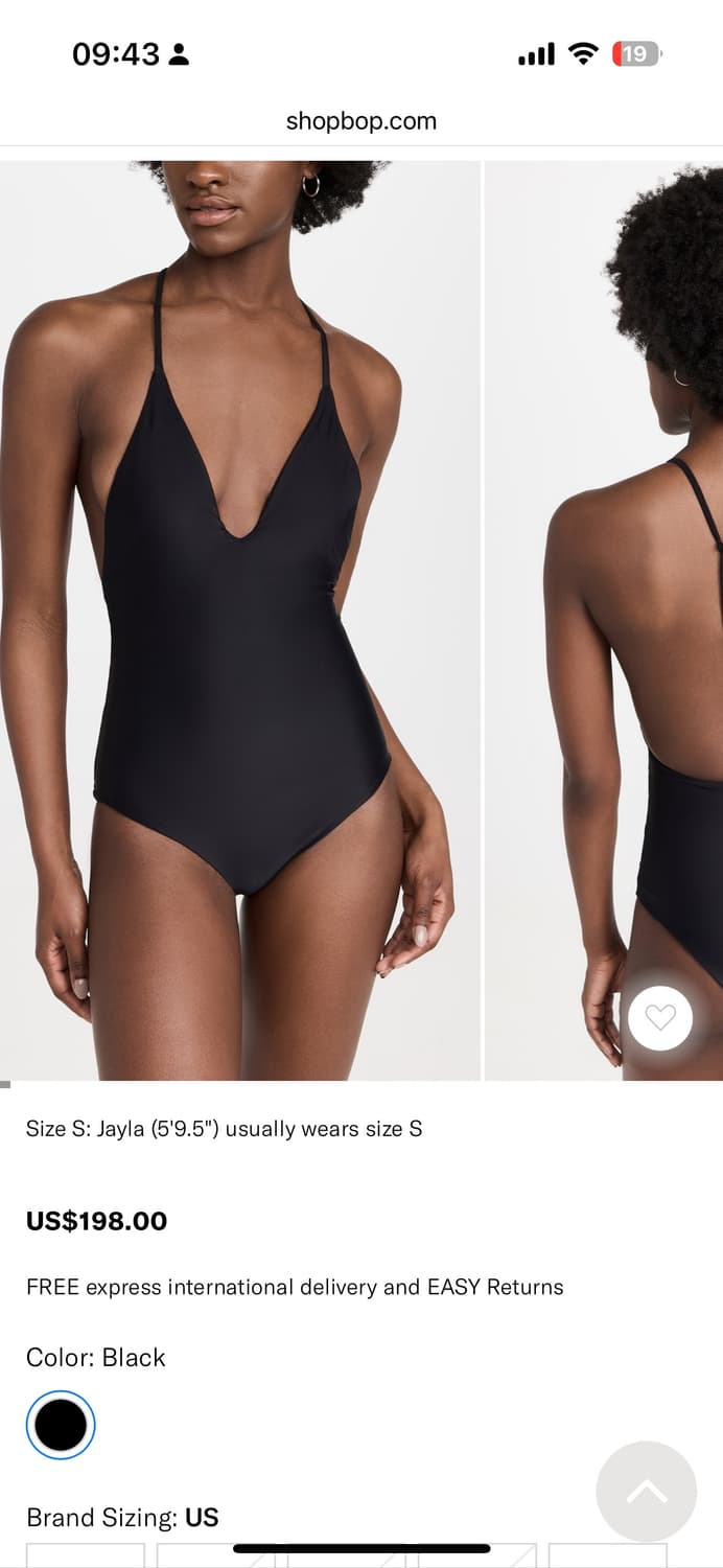 Jade swim 원피스 수영복 M 상품이미지4