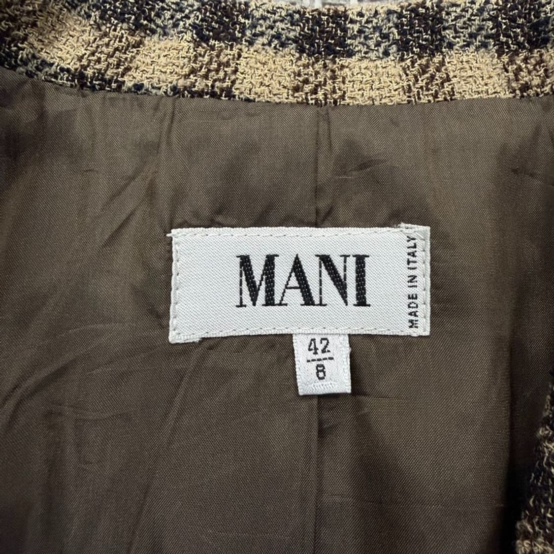 마니 체크 블레이저 v2672 상품이미지6