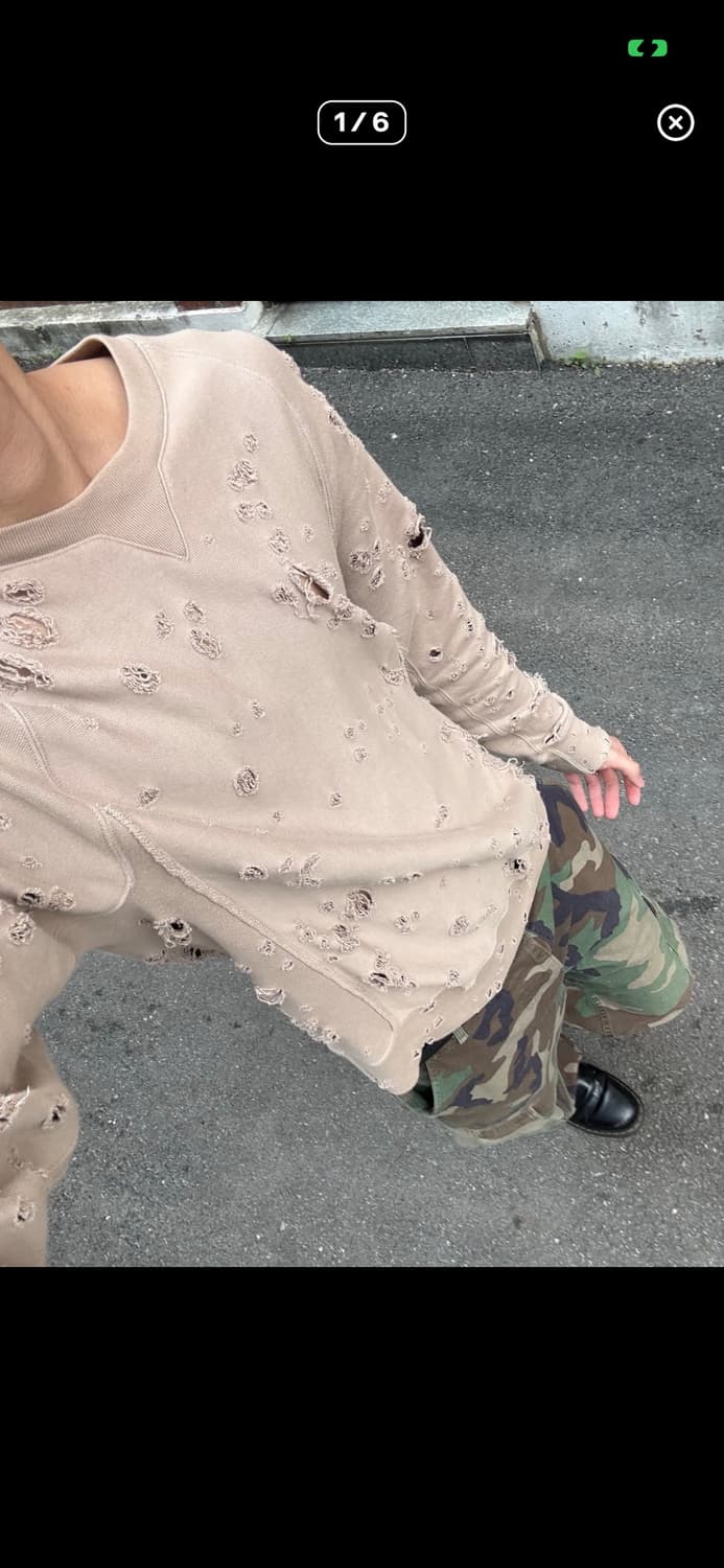 솔로이스트 그런지 맨투맨 상품이미지1