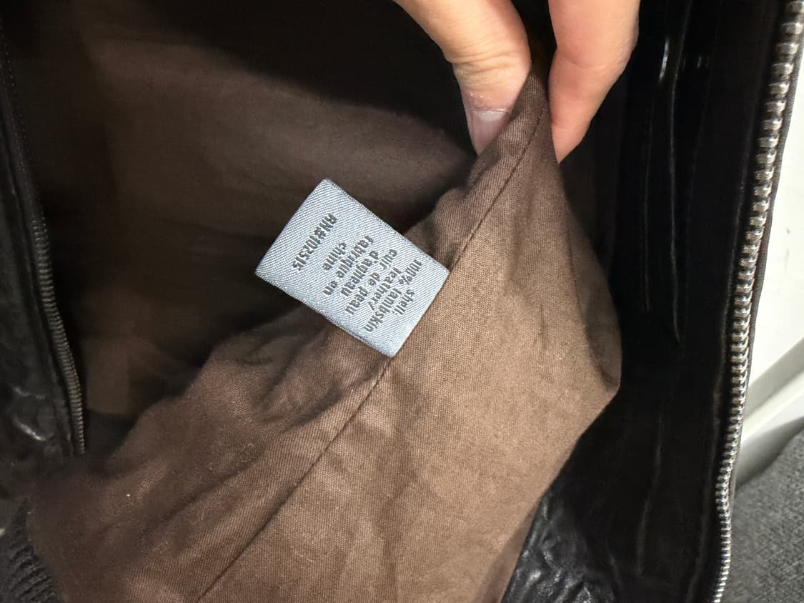 존바바토스 다크 브라운 램스킨 레더자켓(상태최상) 상품이미지5