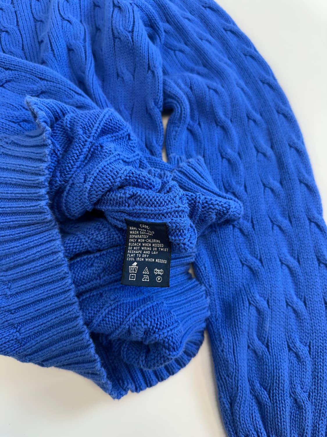 폴로 랄프로렌 케이블 니트 M 상품이미지3