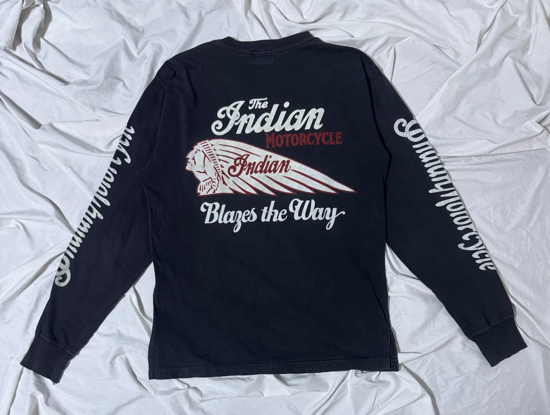 인디언 모터사이클 롱슬리브 상품이미지1